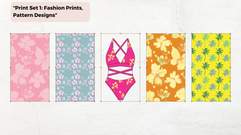 Collection Set 1: Fashion Prints, Pattern Design